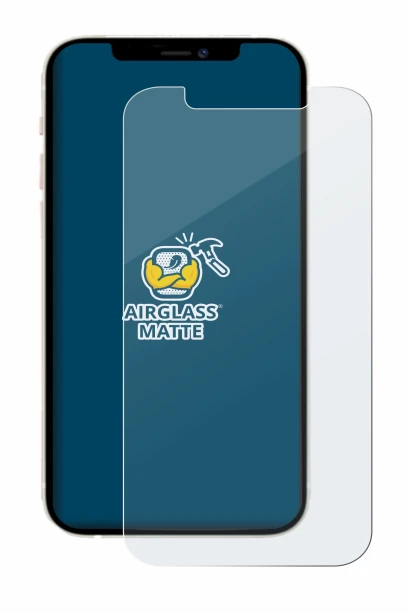 Image of the device Apple iPhone 12 Pro with a wide variety of screen protectors.