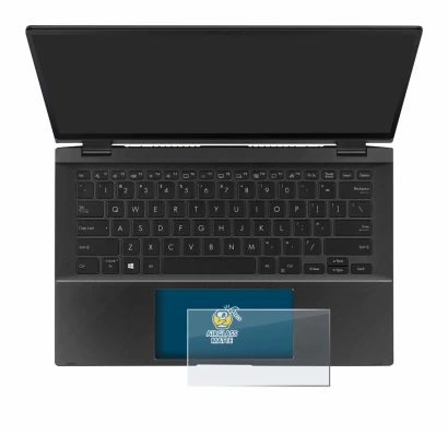 Image of the device ASUS ZenBook Flip 14 UX463FA (Touch Trackpad) with a wide variety of screen protectors.