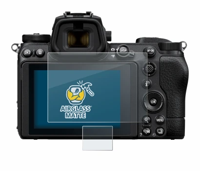 Image of the device Nikon Z 6 II with a wide variety of screen protectors.