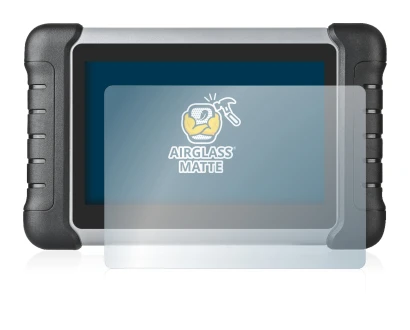 Image of the device Autel MaxiCOM MK808 with a wide variety of screen protectors.