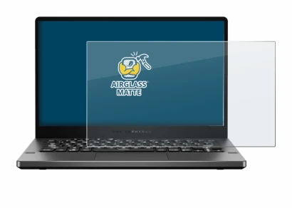 Image of the device ASUS ROG Zephyrus G14 GA401 with a wide variety of screen protectors.