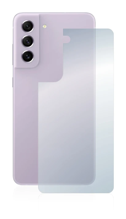Image of the device Samsung Galaxy S21 FE 5G (Back) with a wide variety of screen protectors.