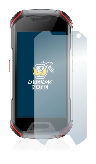Image of the device Unihertz Atom XL with a wide variety of screen protectors.