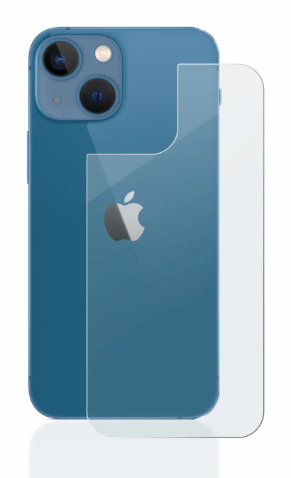 Image of the device Apple iPhone 13 mini (Back) with a wide variety of screen protectors.