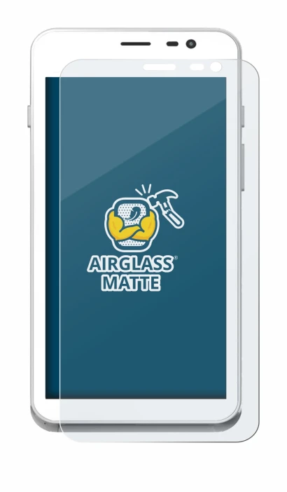 Image of the device Pax A77 with a wide variety of screen protectors.