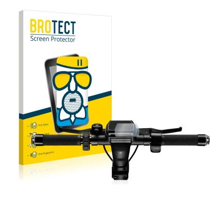 Front side of a product packaging with the brand logo BROTECT. Next to it is the device SoFlow SO4 Pro (2nd Gen.) shown with t