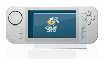 Image of the device Evercade EXP with a wide variety of screen protectors.