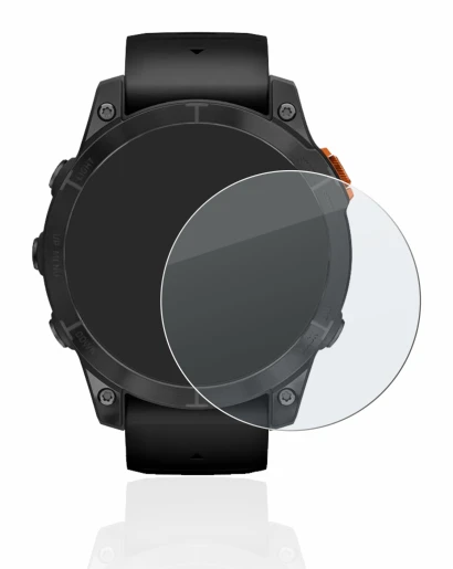 Image of the device Garmin Fenix 7 Pro Solar (47 mm) with a wide variety of screen protectors.