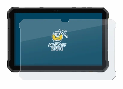 Image of the device Ulefone Armor Pad 2 with a wide variety of screen protectors.