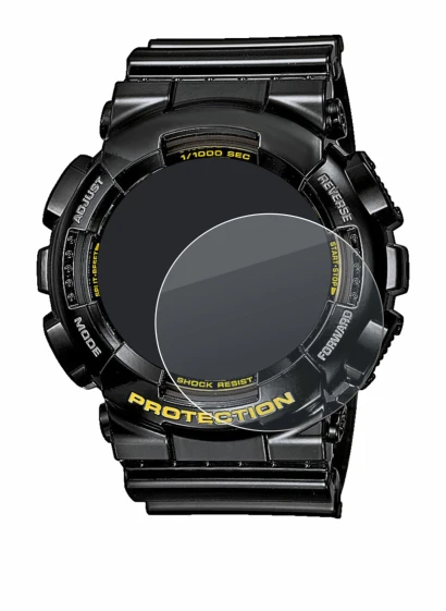 Image of the device Casio G-Shock GA-110GB-1A with a wide variety of screen protectors.