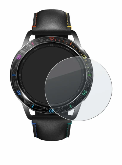 Image of the device Xiaomi Watch S3 with a wide variety of screen protectors.