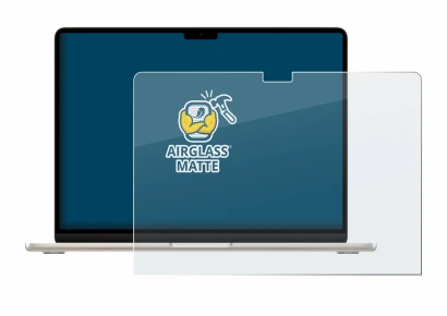 Image of the device Apple MacBook Air 15" M3 2024 with a wide variety of screen protectors.