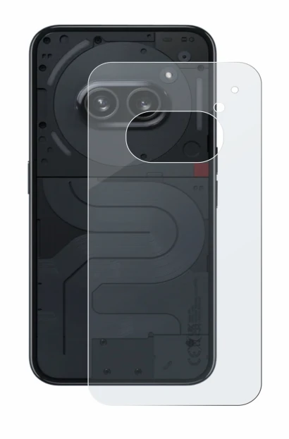Image of the device Nothing Phone (2a) (Back) with a wide variety of screen protectors.