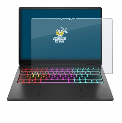 Image of the device HP Omen Transcend 14 with a wide variety of screen protectors.