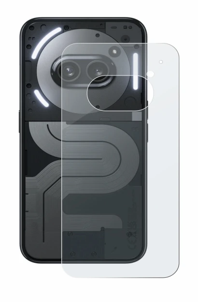 Image of the device Nothing Phone (2a) Plus (Back) with a wide variety of screen protectors.