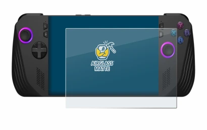 Image of the device ASUS ROG Ally X (2024) with a wide variety of screen protectors.