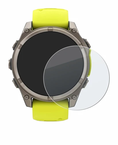 Image of the device Garmin Fenix 8 Solar (47 mm) with a wide variety of screen protectors.