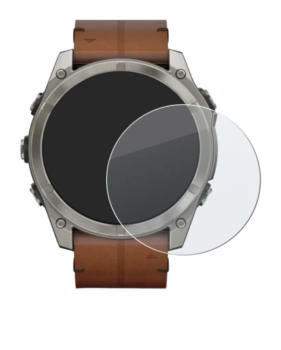 Image of the device Garmin Fenix 8 AMOLED (51 mm) with a wide variety of screen protectors.