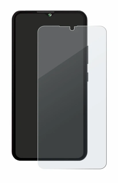 Image of the device Cubot A10 with a wide variety of screen protectors.