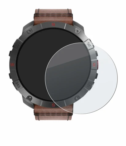 Image of the device Polar Grit X2 Pro Titan with a wide variety of screen protectors.