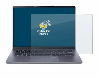 Image of the device Acer Swift Go 14 AI with a wide variety of screen protectors.