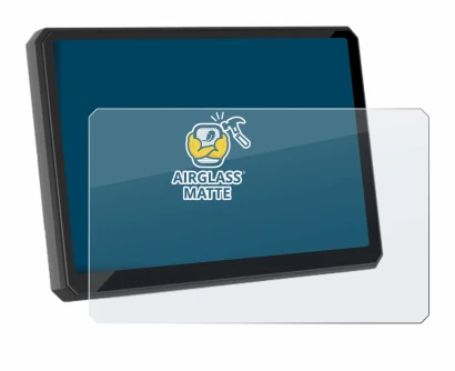 Image of the device Carpuride W502BS 5" with a wide variety of screen protectors.
