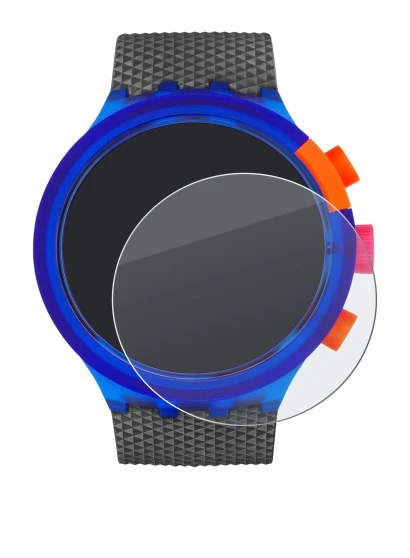 Image of the device Swatch Neon Party with a wide variety of screen protectors.