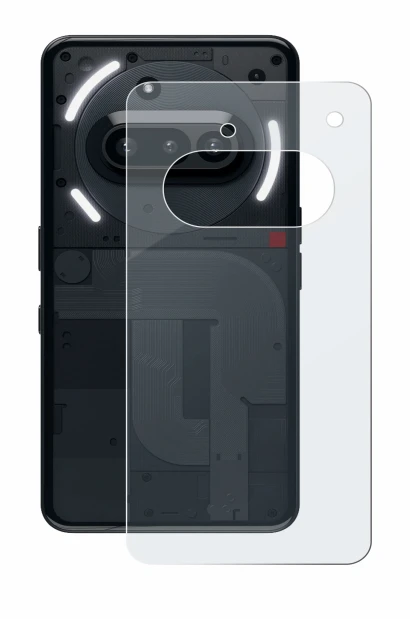 Image of the device Nothing Phone (3a) (Back) with a wide variety of screen protectors.