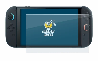 Image of the device Nintendo Switch 2 with a wide variety of screen protectors.