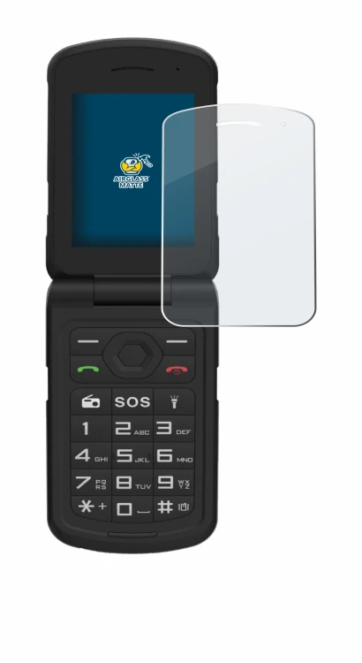Image of the device AGM M10 with a wide variety of screen protectors.
