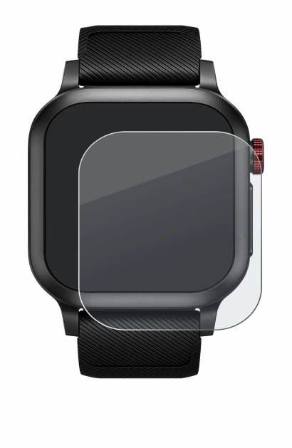 Image of the device Haylou Iron Neo 1.95" with a wide variety of screen protectors.