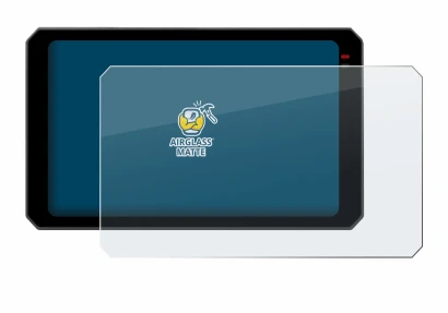 Image of the device Chigee AIO-6 Max with a wide variety of screen protectors.