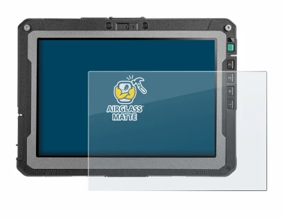 Image of the device Getac ZX10 G2 with a wide variety of screen protectors.