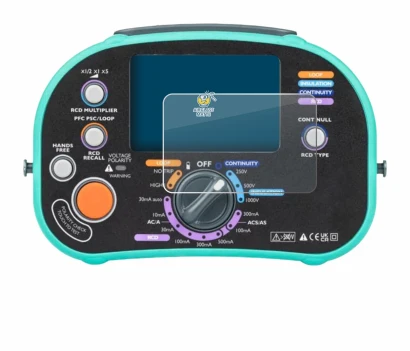Image of the device Kewtech KT63DL with a wide variety of screen protectors.