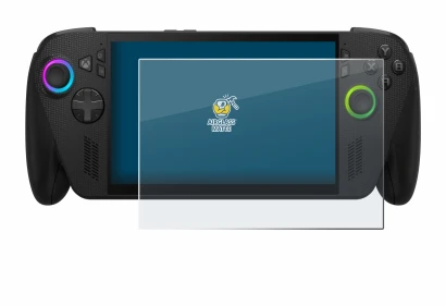 Image of the device ASUS ROG Ally X 2025 with a wide variety of screen protectors.