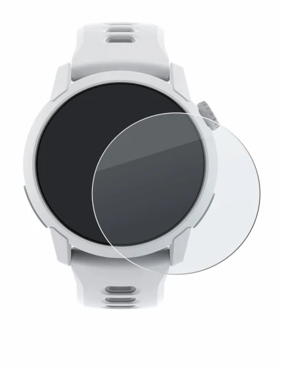 Image of the device Coros Pace 4 with a wide variety of screen protectors.