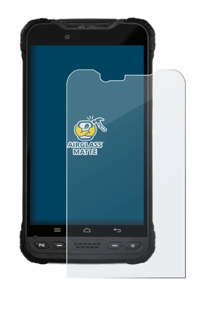 Image of the device Zebra Xplore M60 with a wide variety of screen protectors.