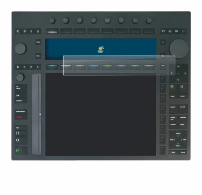 Image of the device Ableton Push 3 with a wide variety of screen protectors.