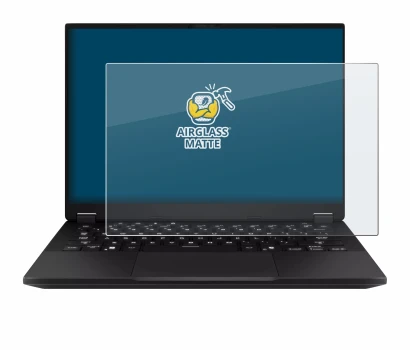 Image of the device ASUS TUF Gaming A14 with a wide variety of screen protectors.