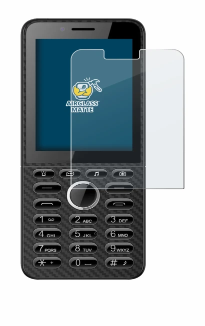 Image of the device Energizer E288S with a wide variety of screen protectors.