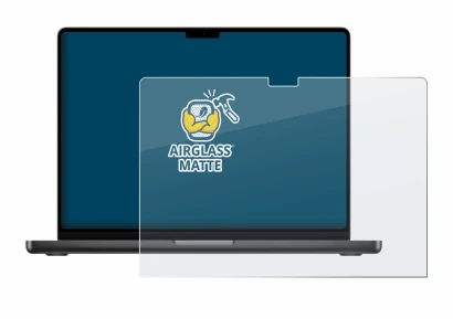 Image of the device Apple MacBook Pro 16" M5 2026 with a wide variety of screen protectors.