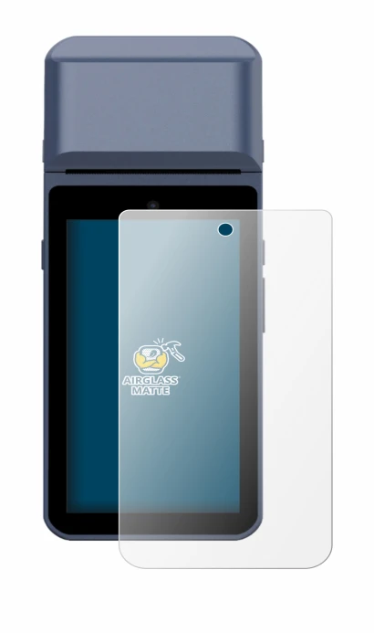 Image of the device Pax M9200 with a wide variety of screen protectors.