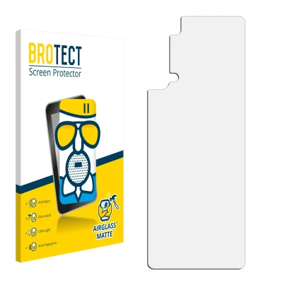 Front side of a product packaging with the brand logo BROTECT. Next to it is the corresponding screen protector.