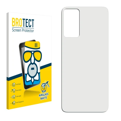 Front side of a product packaging with the brand logo BROTECT. Next to it is the corresponding screen protector.