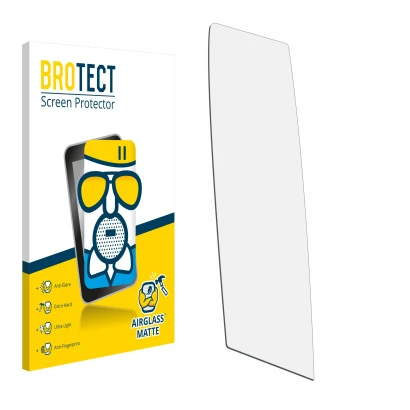 Front side of a product packaging with the brand logo BROTECT. Next to it is the corresponding screen protector.