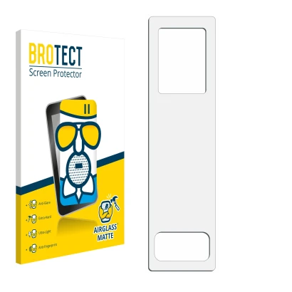 Front side of a product packaging with the brand logo BROTECT. Next to it is the corresponding screen protector.