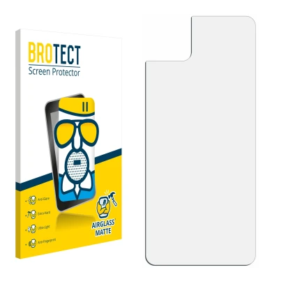 Front side of a product packaging with the brand logo BROTECT. Next to it is the corresponding screen protector.