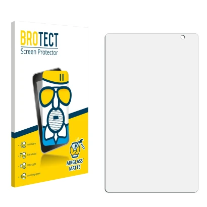 Front side of a product packaging with the brand logo BROTECT. Next to it is the corresponding screen protector.