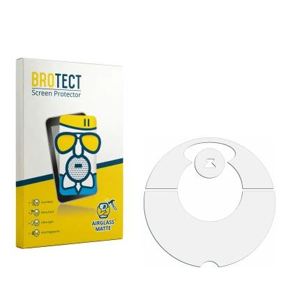 Front side of a product packaging with the brand logo BROTECT. Next to it is the corresponding screen protector.