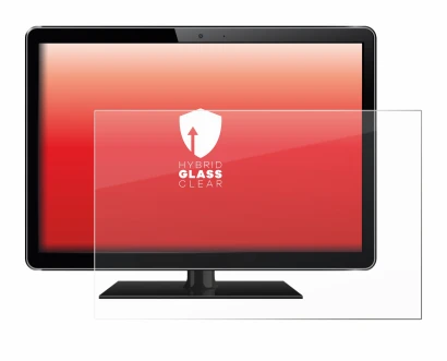 Image of the device with a wide variety of screen protectors.